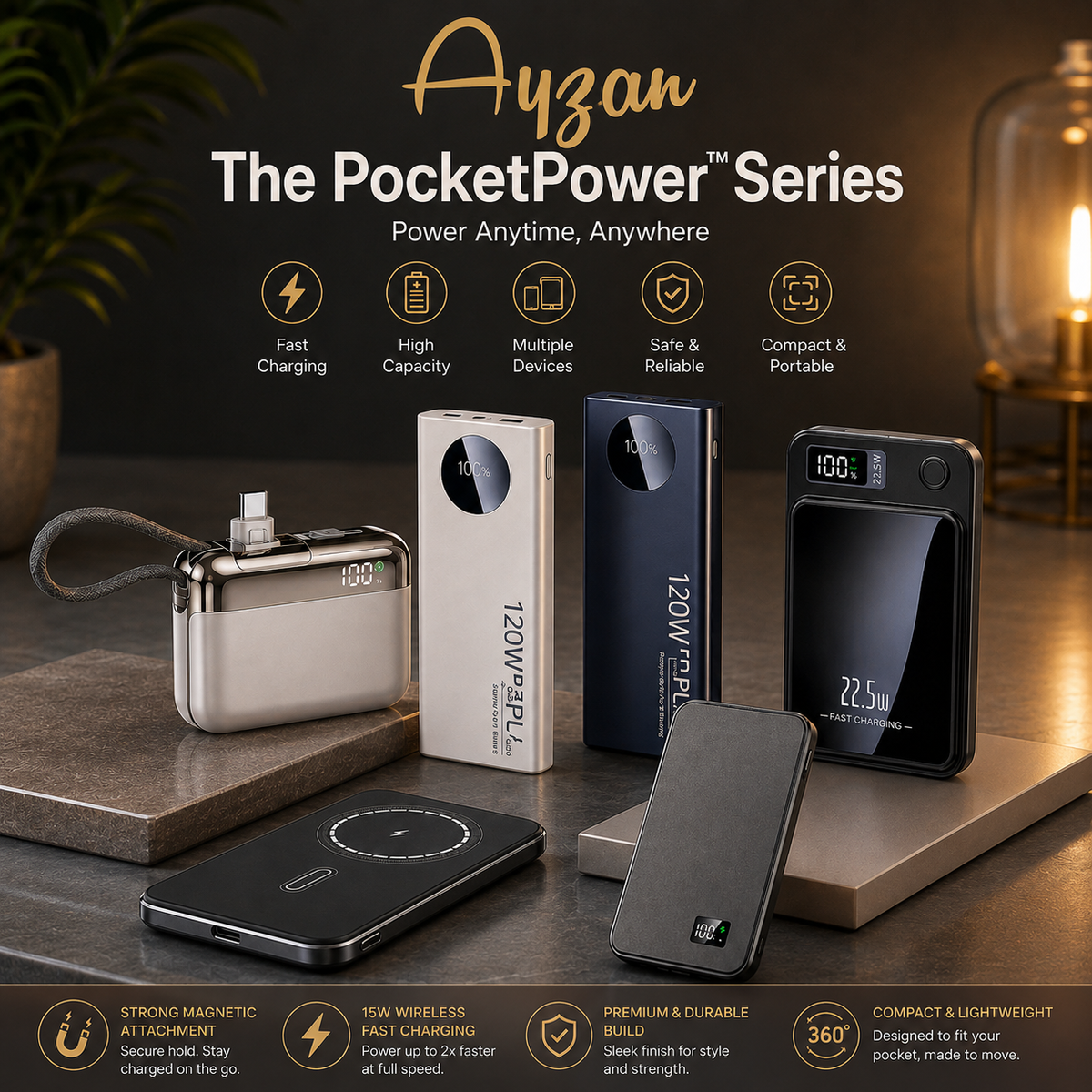 Best Magnetic Power Banks 2026 | Ayzan PocketPower